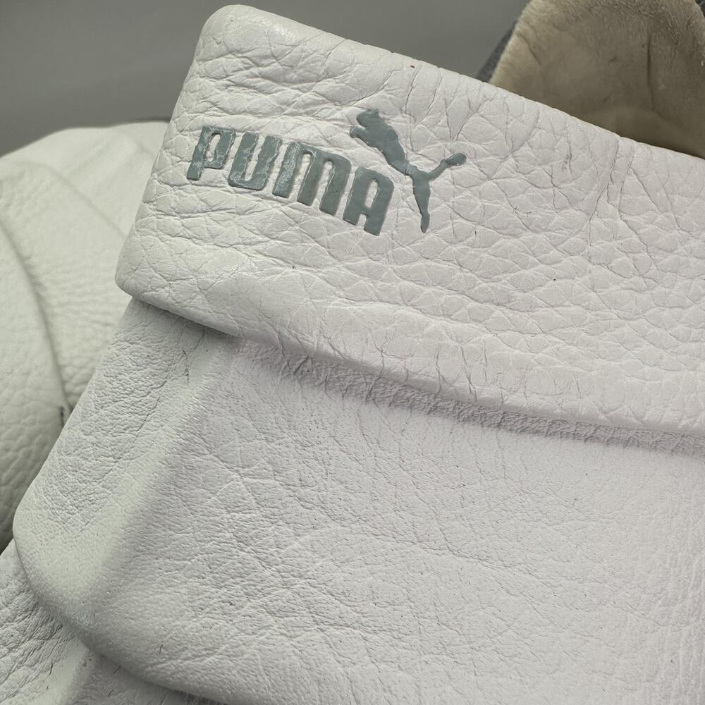 Puma Satori Mens Size 8 White Gray Leather Slip On Casual Sneakers *VERY RARE* - Picture 12 of 13